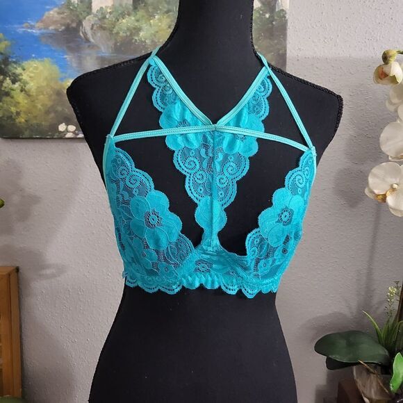 The Escante Collection bra set in teal - Picture 3 of 7